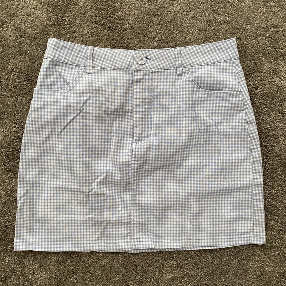 Forever 21 Blue & White Skirt